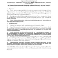 RSRG Allgemeine Einkaufsbedingungen DACH